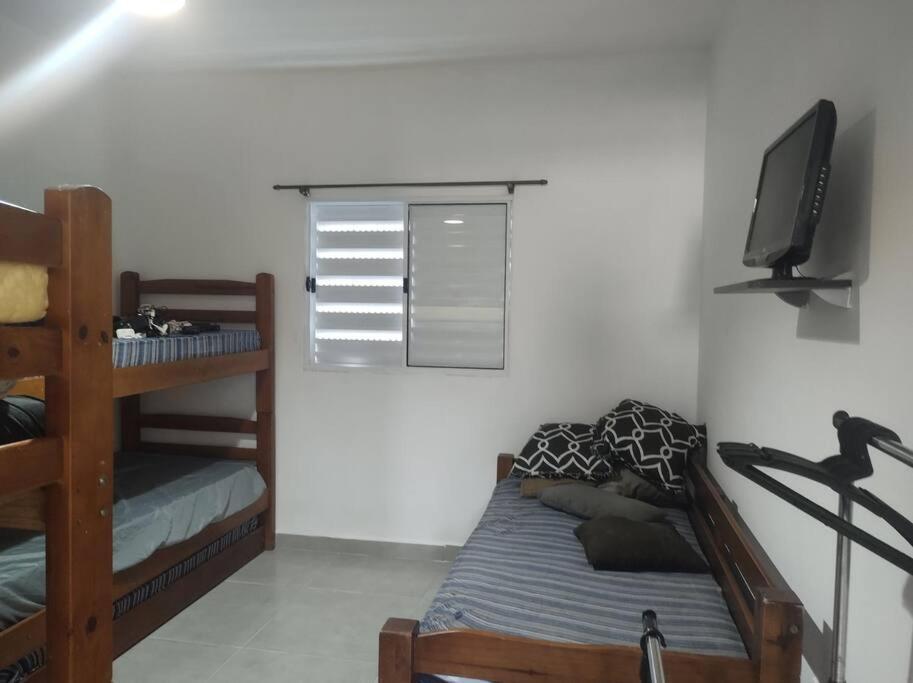 Villa Casa Cond Fechado Com Piscina Diaria Gratis Itanhaém Esterno foto
